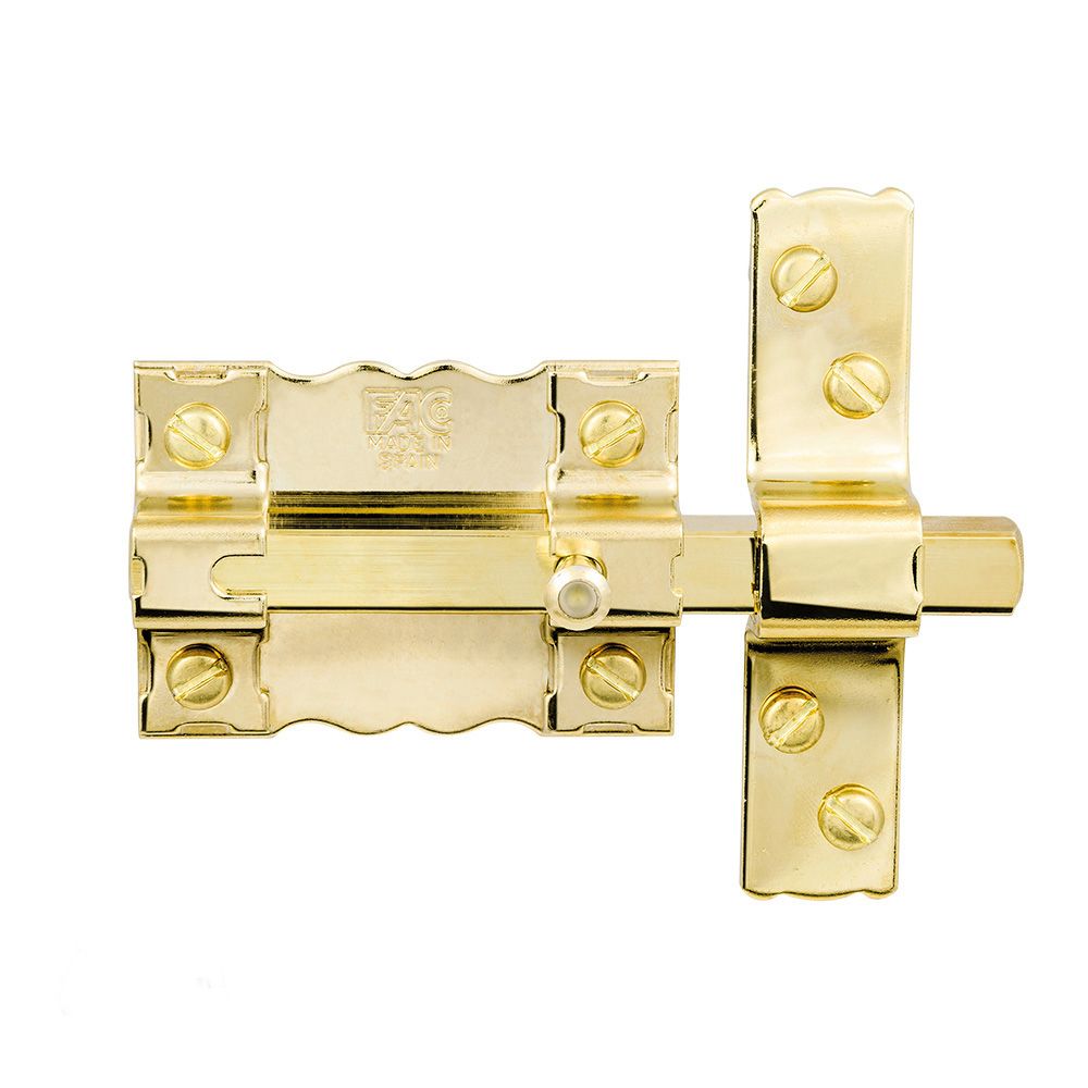 Ferrolho 300-P/87 dourado F12102 FAC