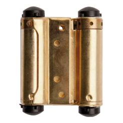 Dobradiça de dupla ação, modelo 0989HE, em aço com acabamento esmaltado, 62 x 125 mm