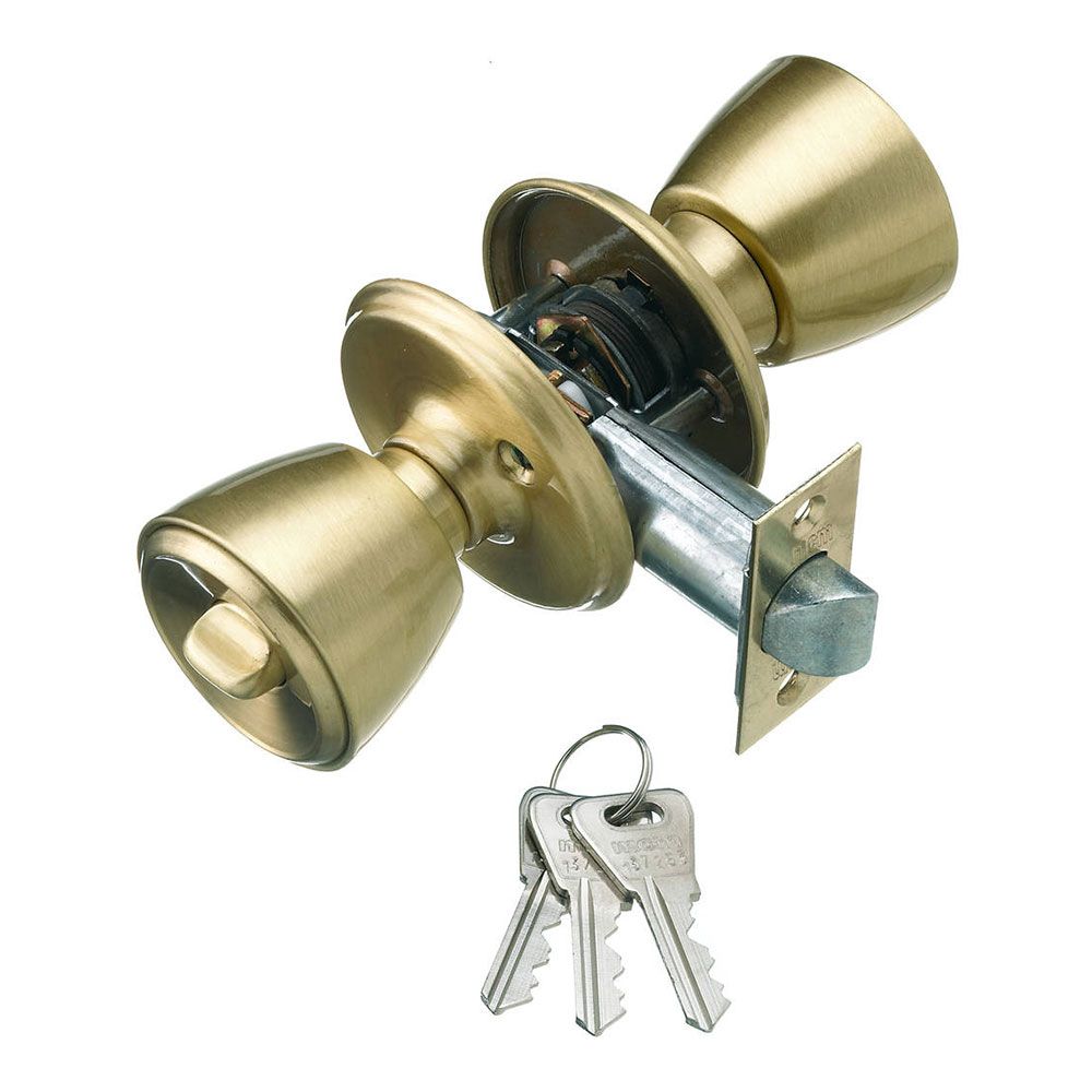 Fechadura com maçaneta para porta de entrada 501B-3-3-70 MCM