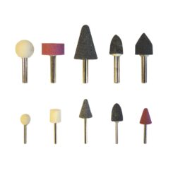 Rebolos pedras esmeril 3 Y 6 mm, blister 10 unidades