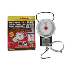 Balança clássica analógica com gancho e fita métrica, máx. 32 kg