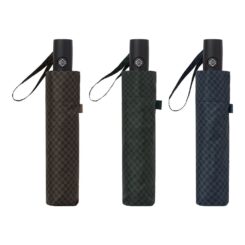 Mini guarda-chuva abertura, fecha automático, 7 varetas Ø94cm pongee reto cabo preto clima cores / modelos sortidos