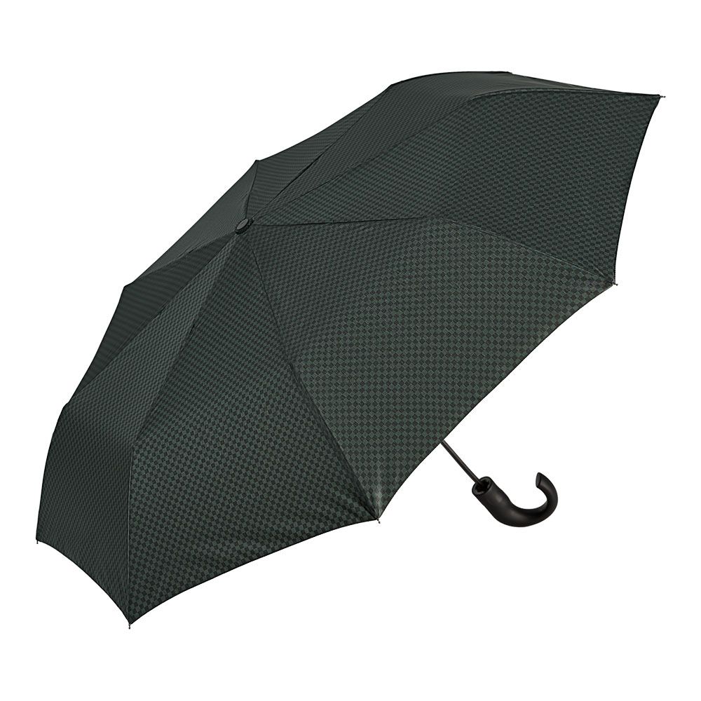 Mini guarda-chuva automático, 8 varetas Ø101cm pongee cabo curvo clima cores / modelos sortidos - Image 2