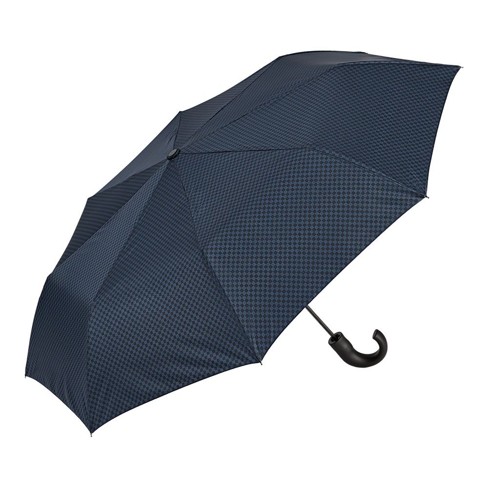 Mini guarda-chuva automático, 8 varetas Ø101cm pongee cabo curvo clima cores / modelos sortidos - Image 4