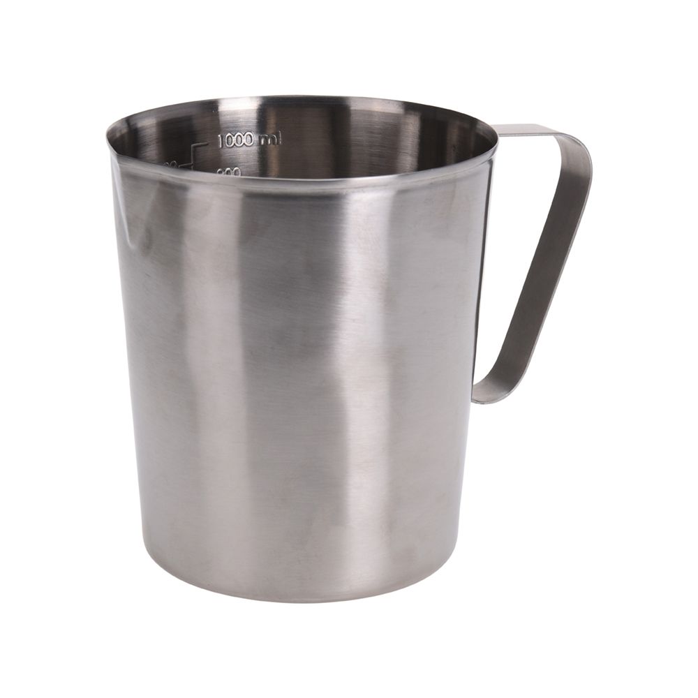 Jarra medidora d´aço inoxidavel 1 L