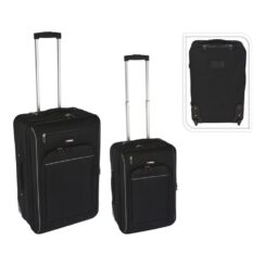 PROWORLD Conjunto de 2 malas de viagem pretas