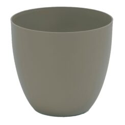 Vaso moldado por injeção, modelo tigela, COR taupe, Ø38 cm