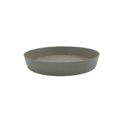 Plato de inyección taupe ø11 x 1,6 cm