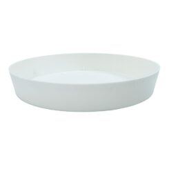 Prato de injeção COR branco Ø28 cm para vaso ref: 90518