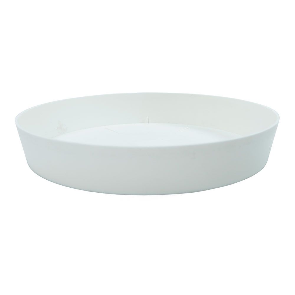 Prato de injeção COR branco Ø28 cm para vaso ref: 90518