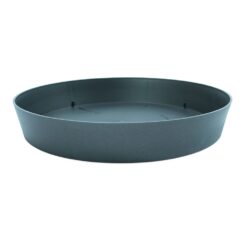 Prato de injeção COR antracita Ø28 cm para vaso ref: 90516