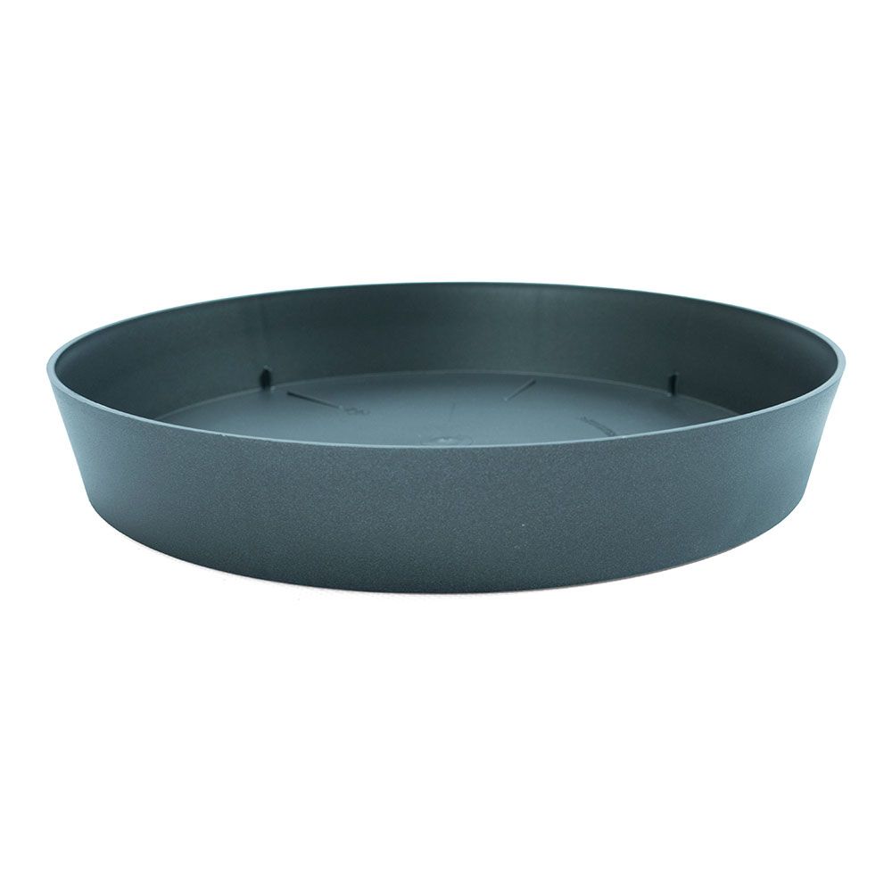 Prato de injeção COR antracita Ø28 cm para vaso ref: 90516