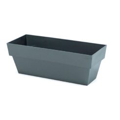 Vaso de edição limitada em antracite 10 x 25 cm