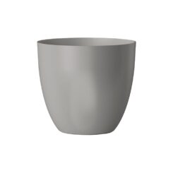 Vaso de plástico prateado ø18 cm