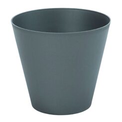 Vaso tipo cone de injeção COR antracita Ø18 cm