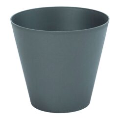 Vaso tipo cone de injeção COR antracita Ø22 cm