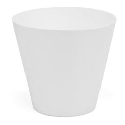Vaso tipo cone de injeção COR branco Ø26 cm