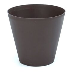 Vaso tipo cone de injeção COR bronze Ø18 cm