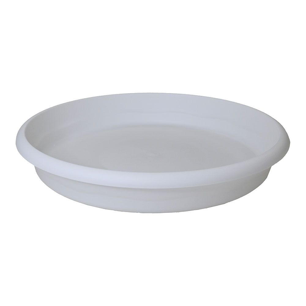Prato de injeção COR branco Ø30 cm para vaso ref: 90587