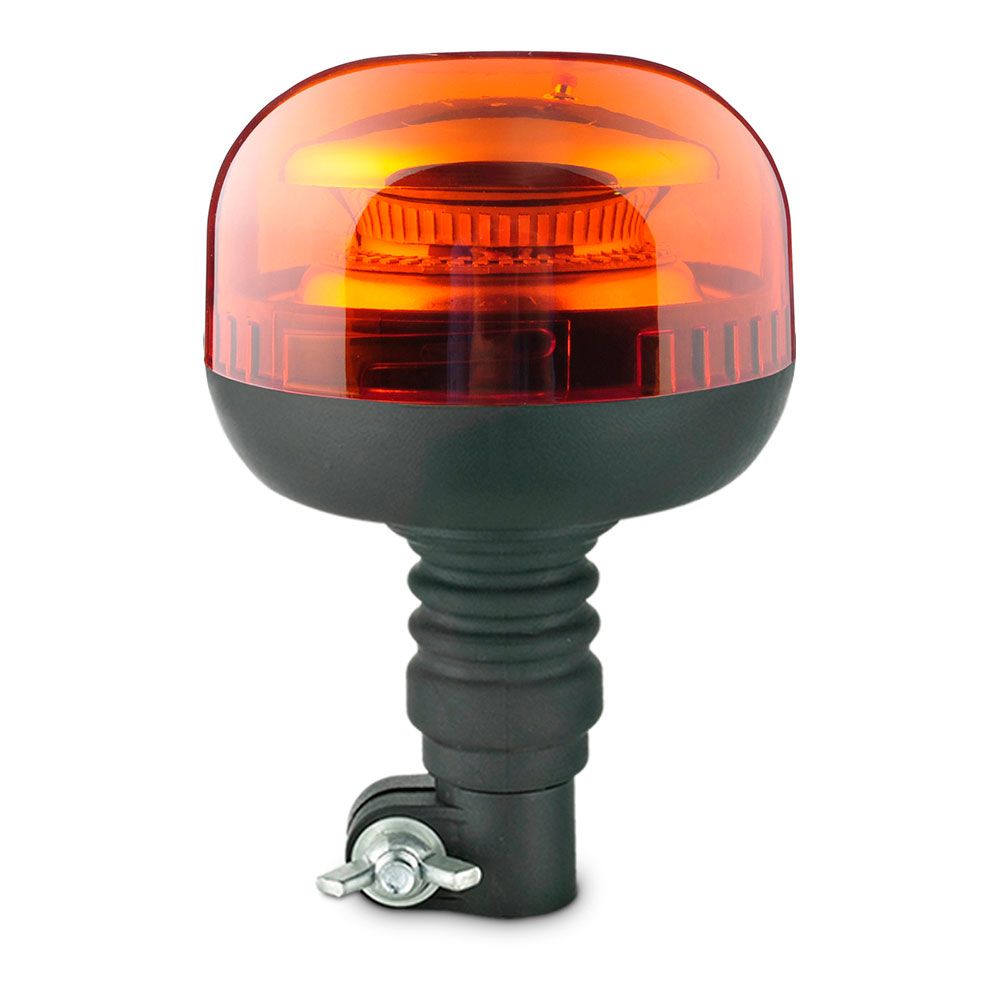 Girafa rotativa tubular LED laranja, BM203WL, IP65, 133 x 133 x 200 mm