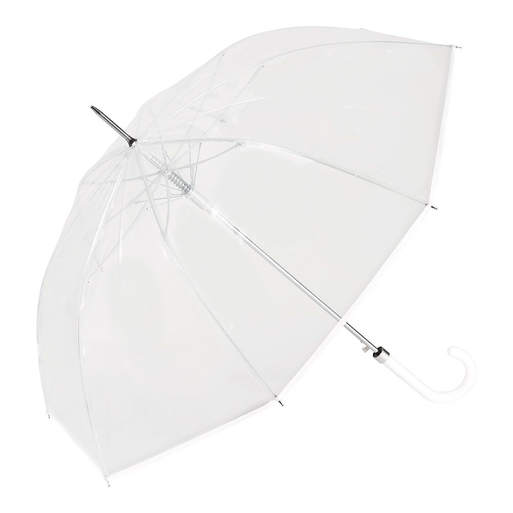 Chapéu-de-chuva comprido transparente automático, cores sortidas Ø93cm 429. c-collection - Image 3