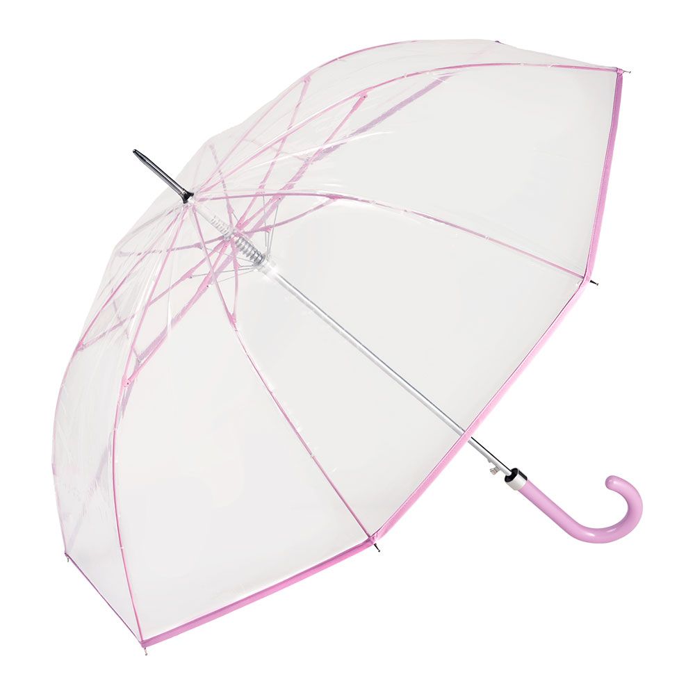 Chapéu-de-chuva comprido transparente automático, cores sortidas Ø93cm 429. c-collection - Image 5