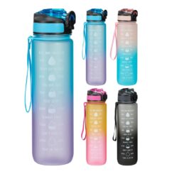 Garrafa esportiva de 1 l, cores sortidas