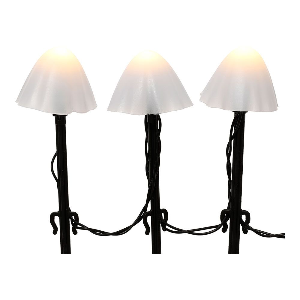 Estaca LED em forma de cogumelo com 8 funções para exterior 491762