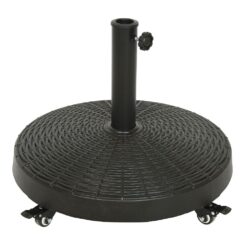 Base para chapéu-de-sol com rodas COR preto Ø52 cm