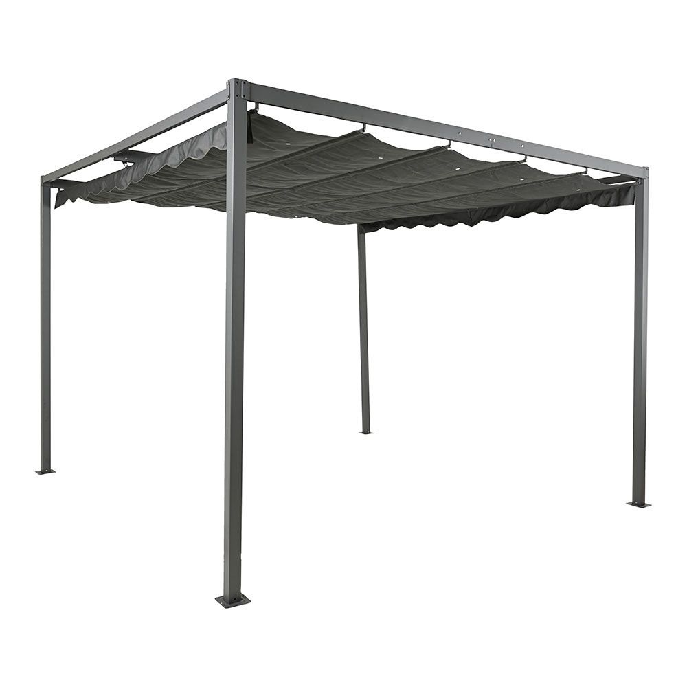 Pérgola externa na COR antracite, 3 x 3 x 2,20 m
