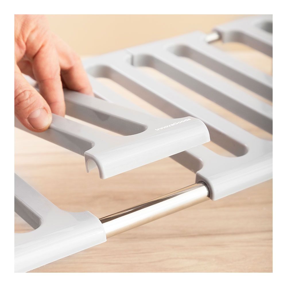 Estante extensível 37,5-66,5cm para debaixo do lava-loiças shibblek 2 prateleiras V0103677 innovagoods - Image 7
