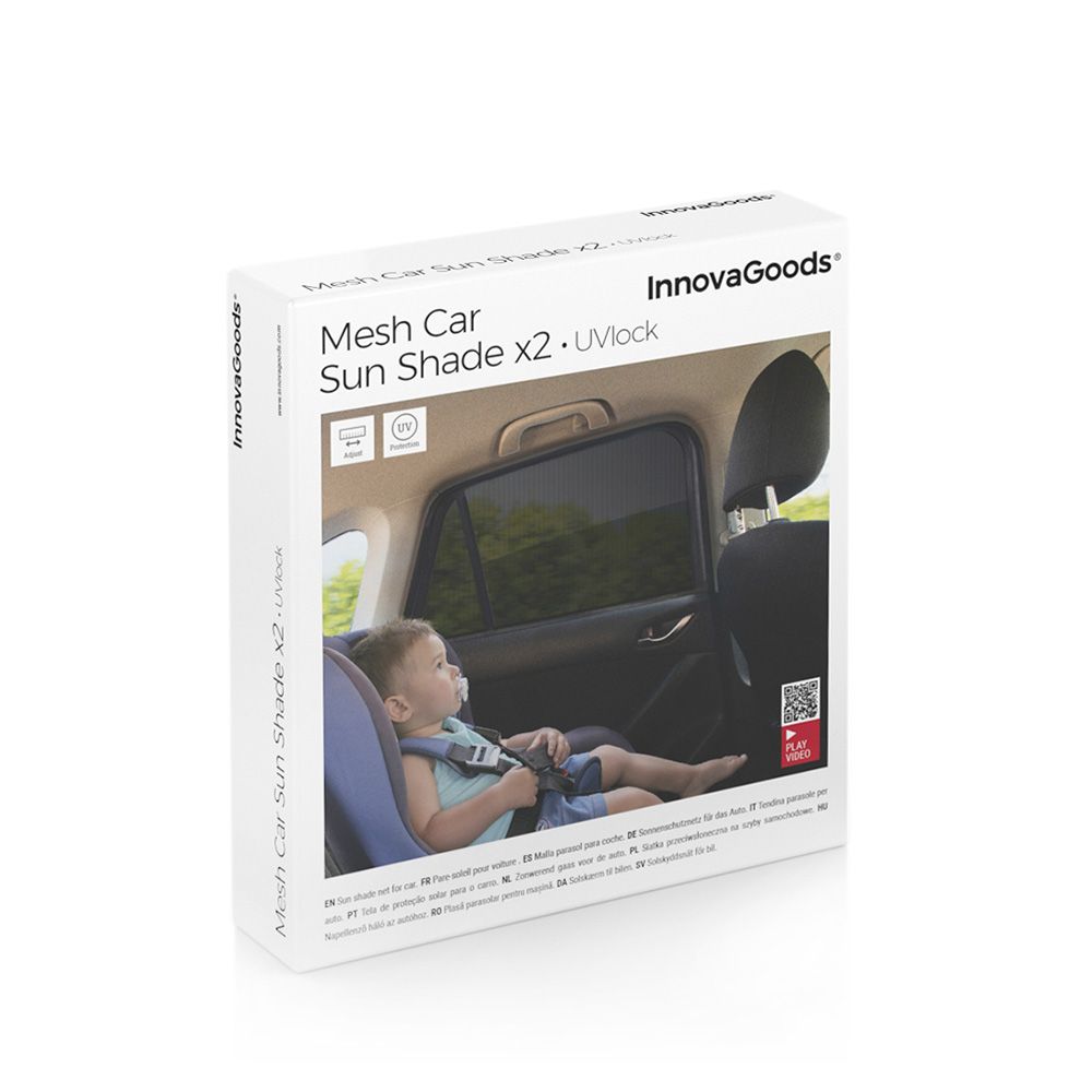 Pacote 2 unidades. malha de guarda-sol para carro uvlock v0103468 innovagoods - Image 3