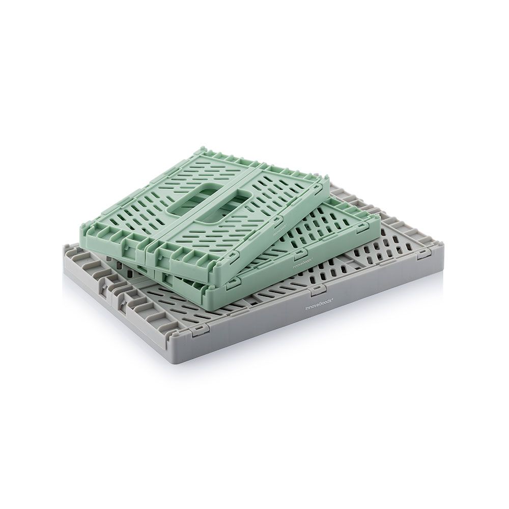KIT de 3 caixa organização dobráveis e apilháveis boxtor V0103244 innovagoods - Image 2