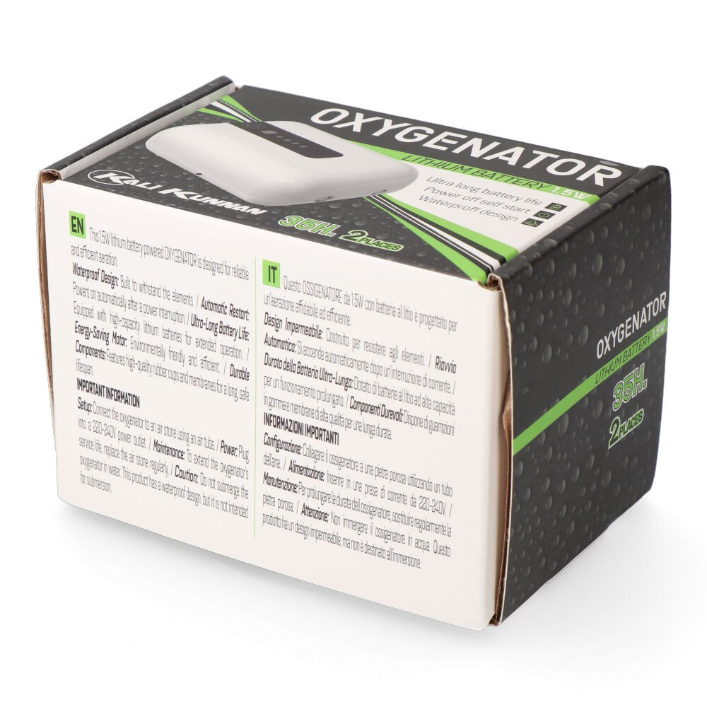 Oxigenador com 2 saídas de 1,5 W, 35 horas - Image 3