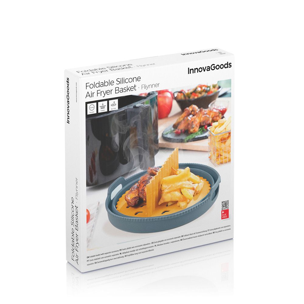 Cesta de silicone dobrável para fritadeira de ar - Image 3