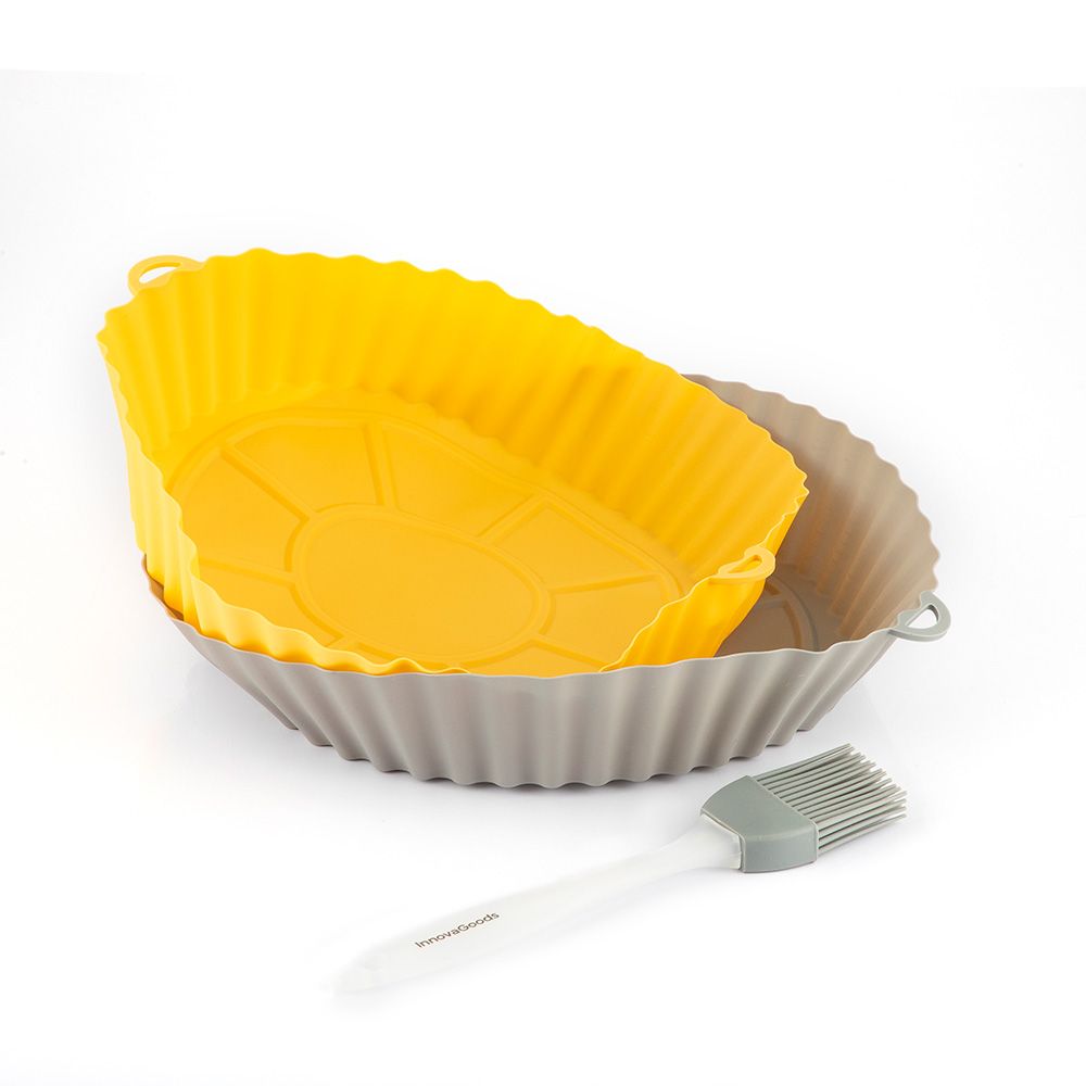 Cestos de silicone com escova para fritadeiras de ar - Image 2