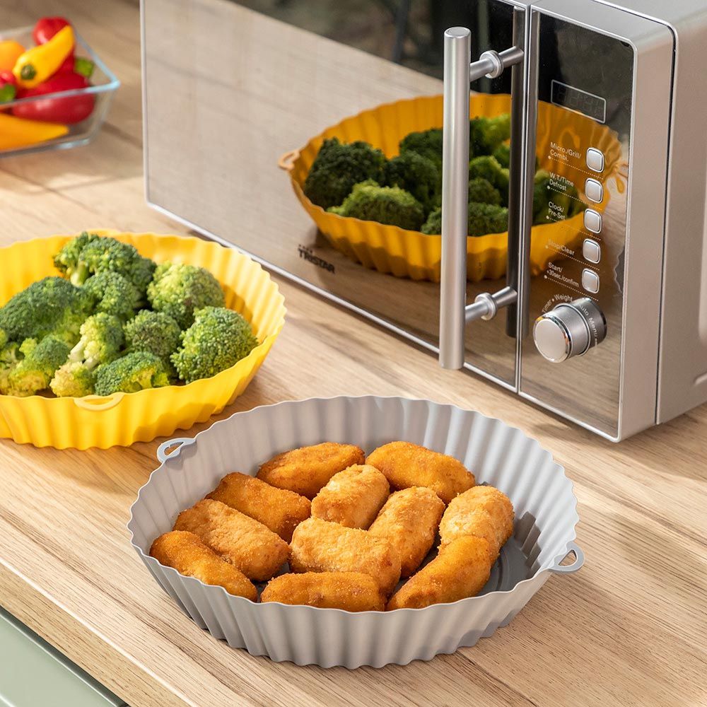 Cestos de silicone com escova para fritadeiras de ar - Image 9