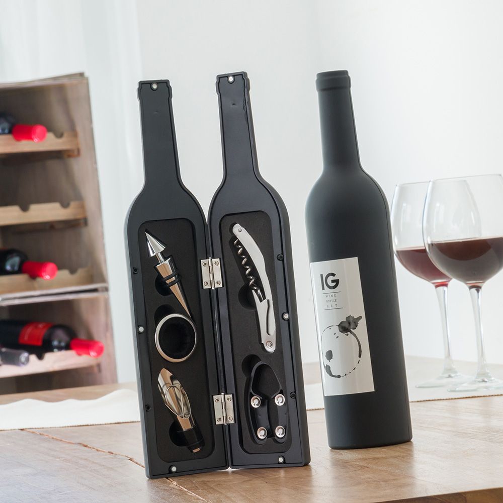 KIT acessórios de vinho modelo garrafa - Image 3