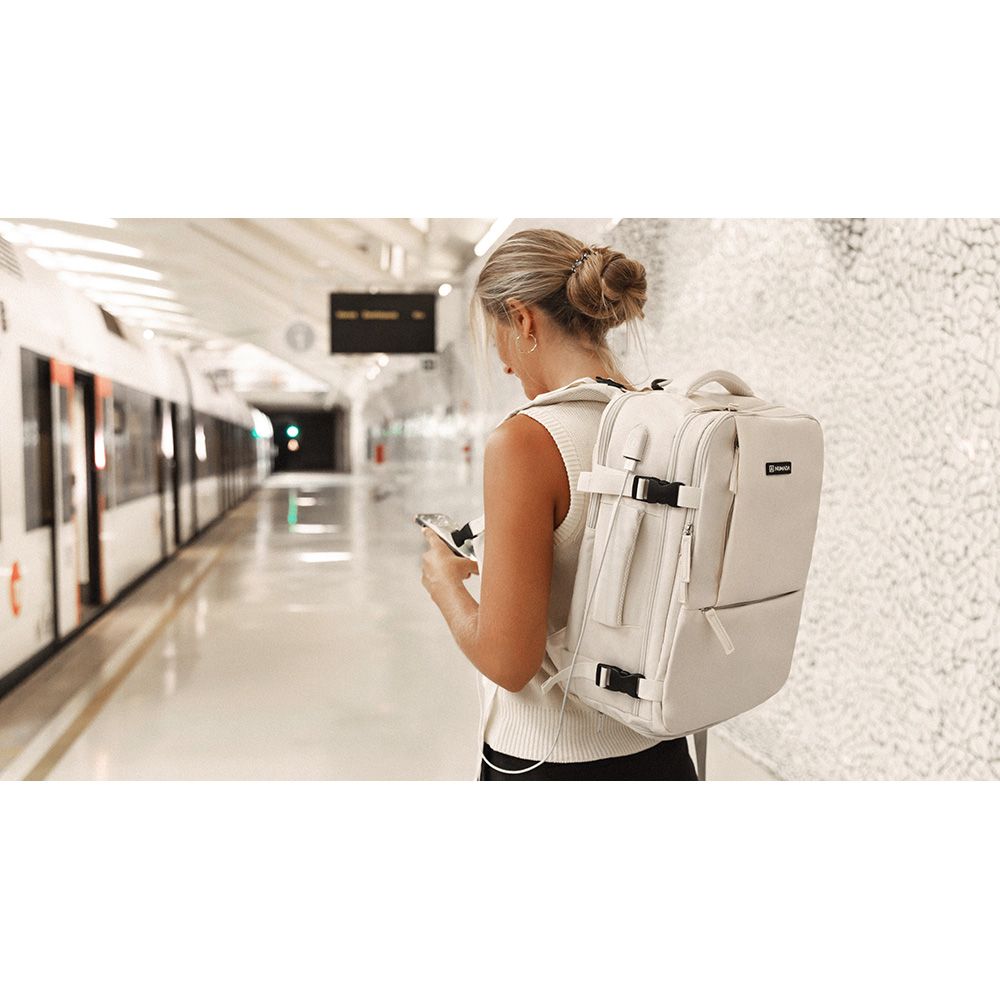Mochila de 20 l explorer backpack B40 40 x 25 x 20 cm beige - Image 6
