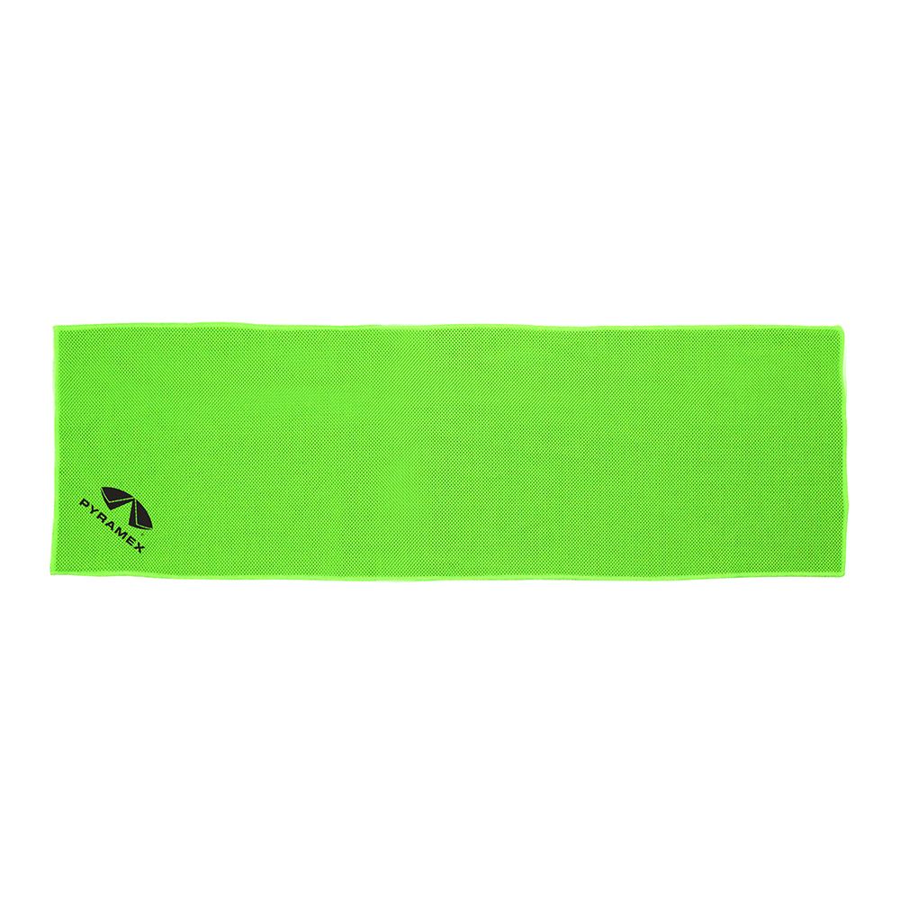 Toalha envolvente de microfibra refrescante reutilizável, verde, 83 x 28 cm