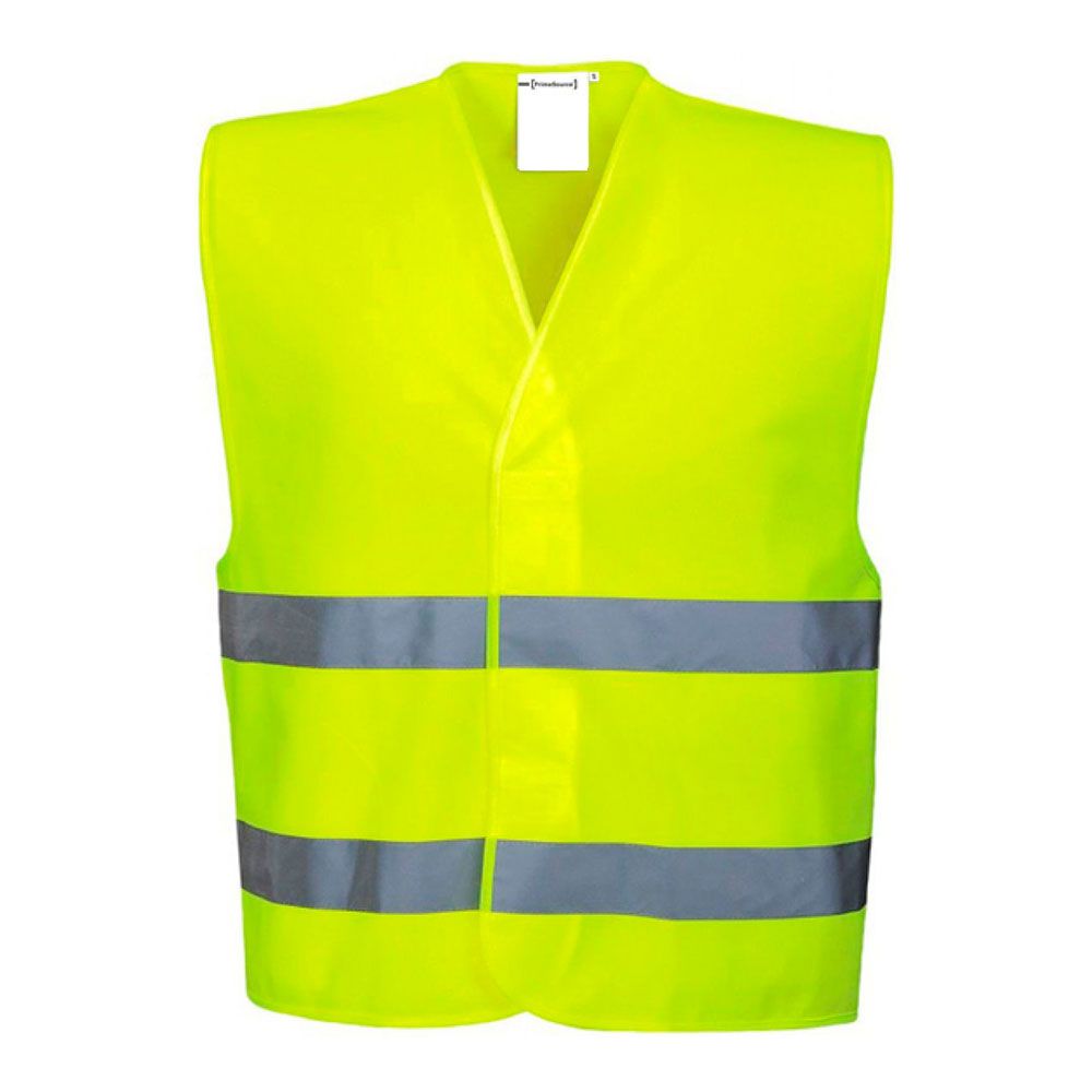 Colete de alta visibilidade amarelo fluor tamanho L