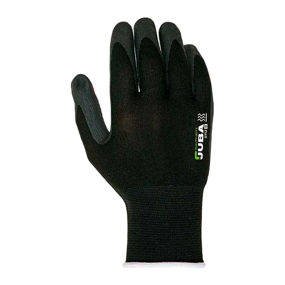 Luvas de nylon/lycra com palma de nitrilo foam/pontos, agility® dots, preta e vermelha, T-10 XL - Image 2