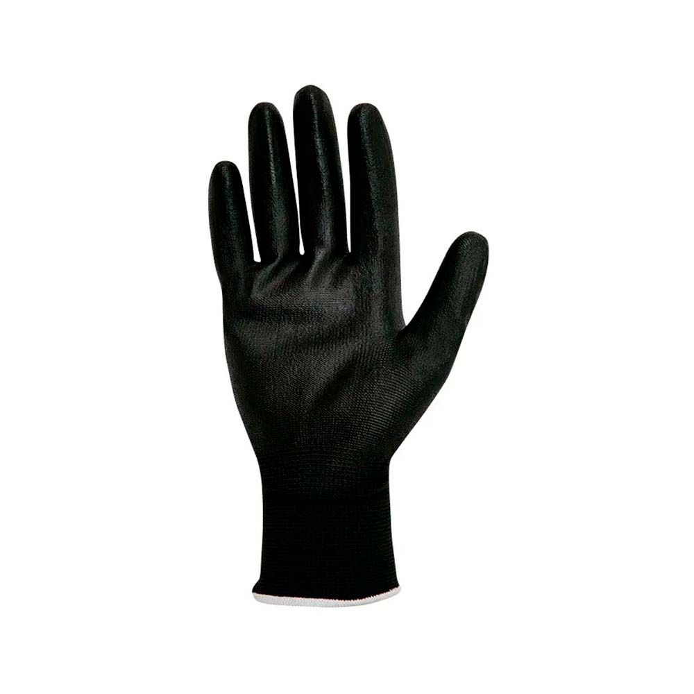 Luvas de poliéster com palma em poliuretano, keep safe, preta, T-7 S - Image 2