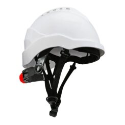 Capacete Curro-V com tira de queixo branco, tamanho 54 - 61 cm