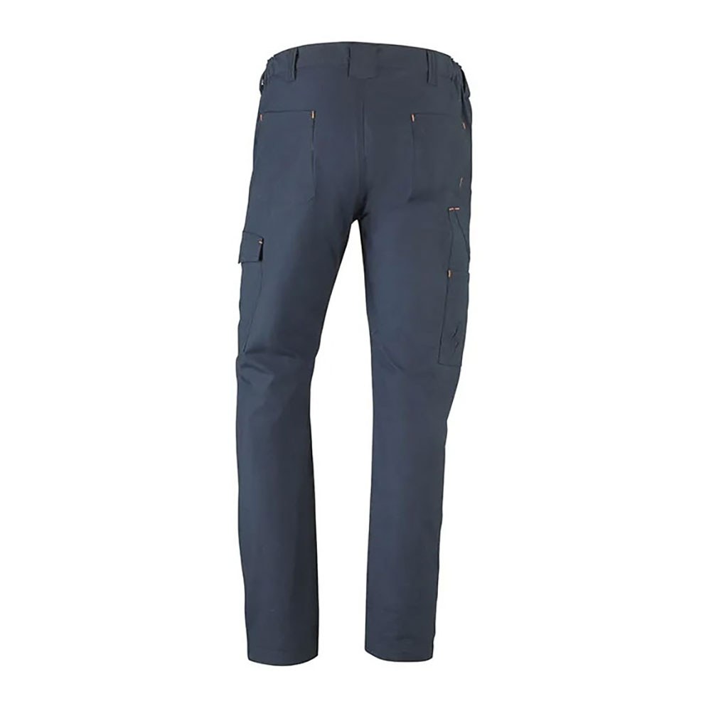 Calça de estrada elástica com vários bolsos azul marinho, tamanho xxl - Image 2