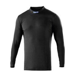 Camiseta preta de gola alta e manga comprida b-rookie, tamanho XL