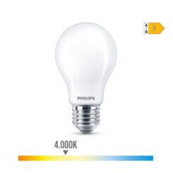 Lâmpada standard LED E27 8,5W 1.055lm 4000K LUZ DIA Ø6x10,4cm. philips