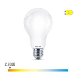 Lâmpada standard LED E27 13W 2000lm 2700K LUZ quente Ø7x12,1cm. philips