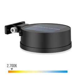 Aplique solar redondo, IP 44 1,5W, 200Im 2700K, LUZ quente, medidas: 11,2x4,6x14,1cm. philips