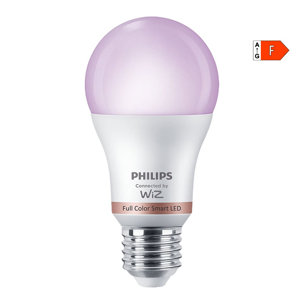Lâmpada standard LED E27 8,5W full colors wifi WIZ philips